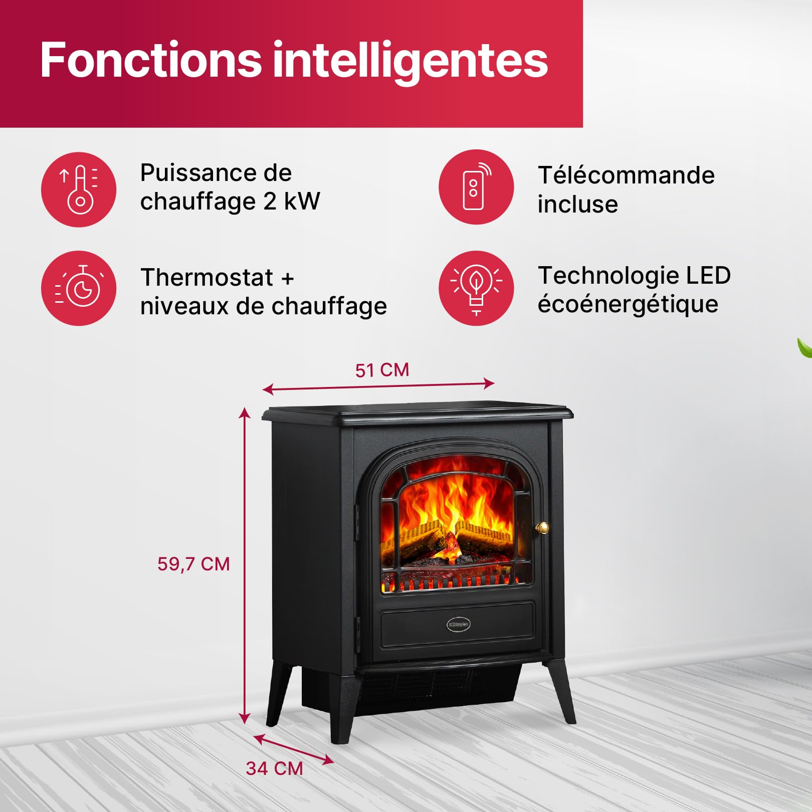 dimplex-club-po-le-lectrique-optiflame-lit-b-ches-2-kw image 8