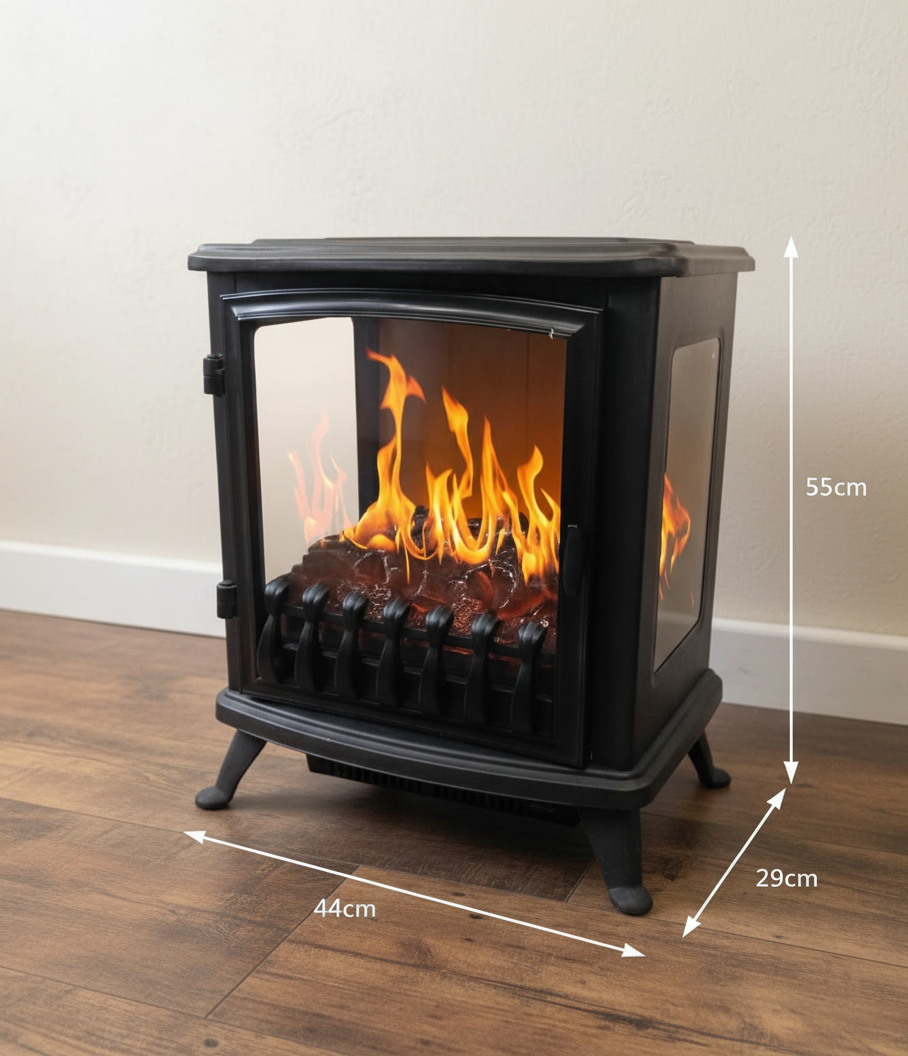chemin-arte-fire-glass-foyer-lectrique-45-cm-effet-3d-2000w image 5