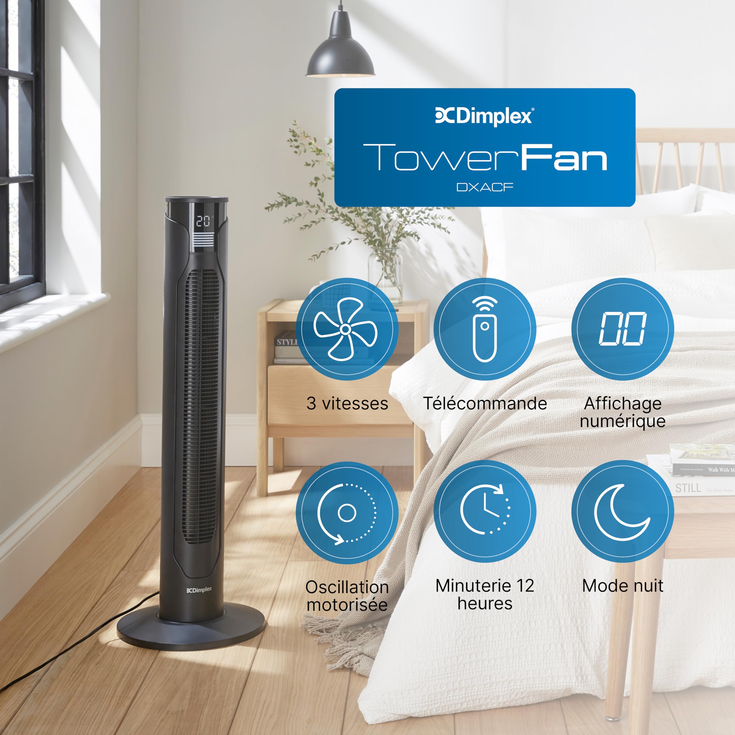 dimplex-towerfan-ventilateur-colonne-anthracite-4-modes image 8