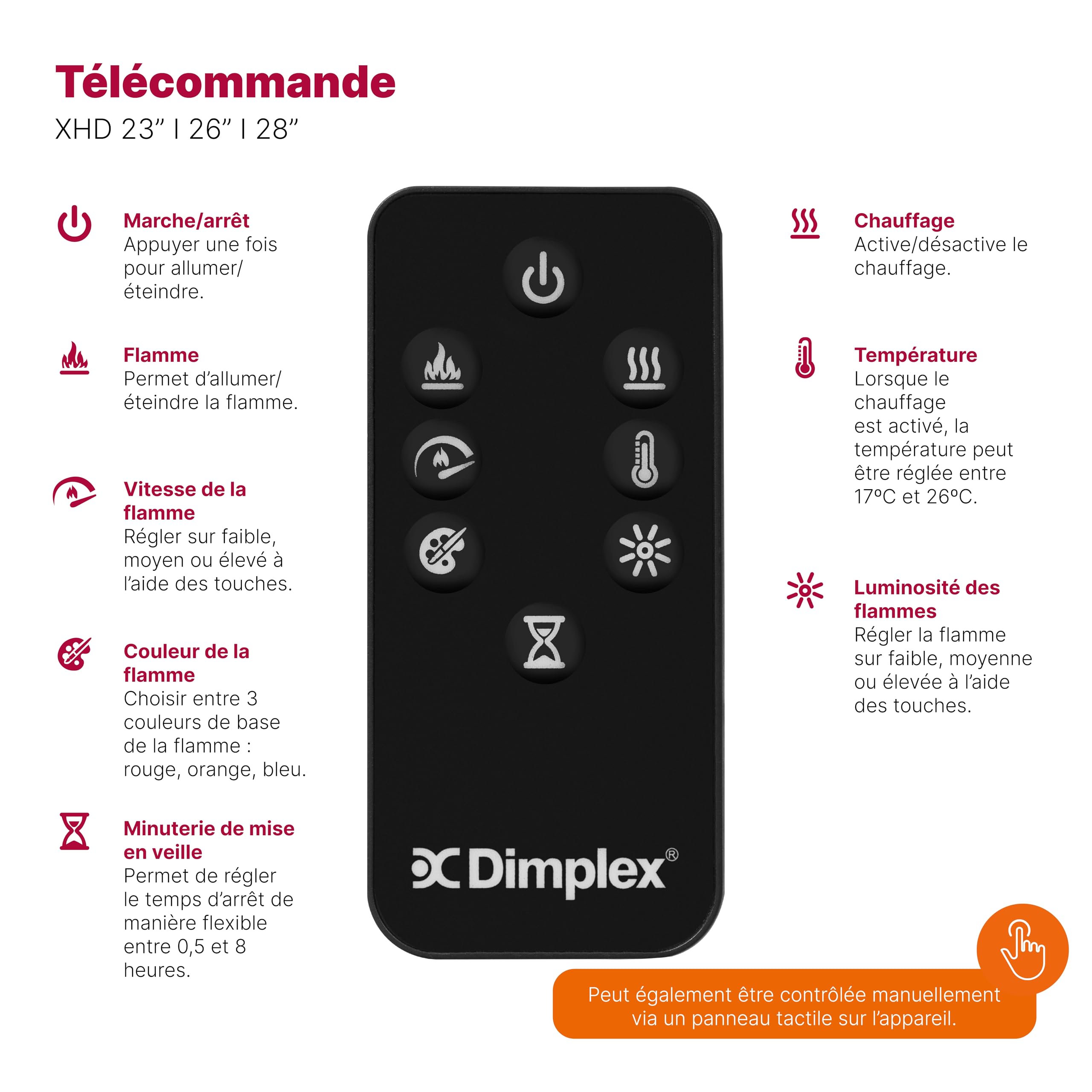 dimplex-xhd-26-insert-lectrique-optiflame-1400-w-26 image 5