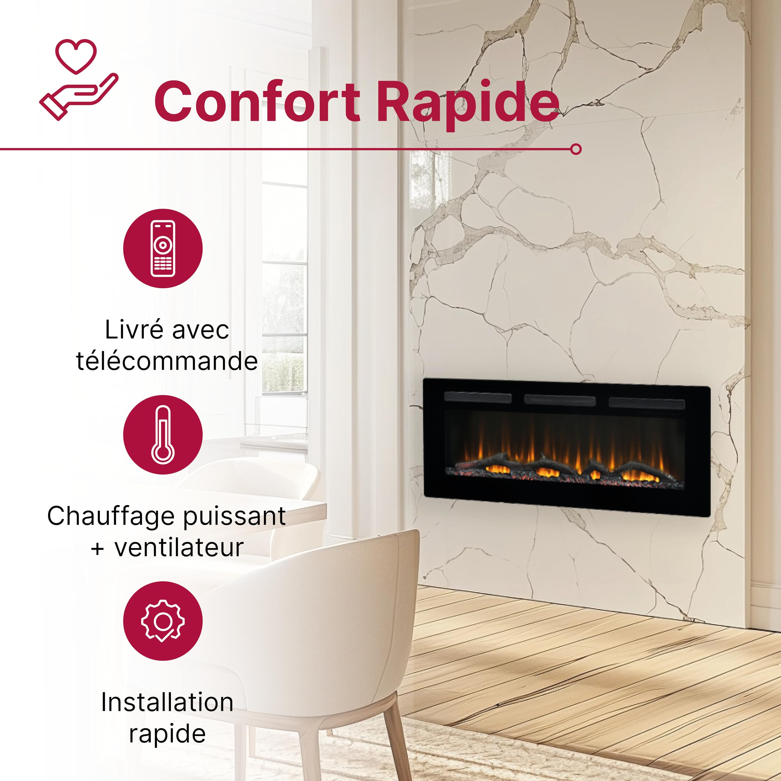 dimplex-sierra-48-chemin-e-lectrique-122-cm-1600-w image 2