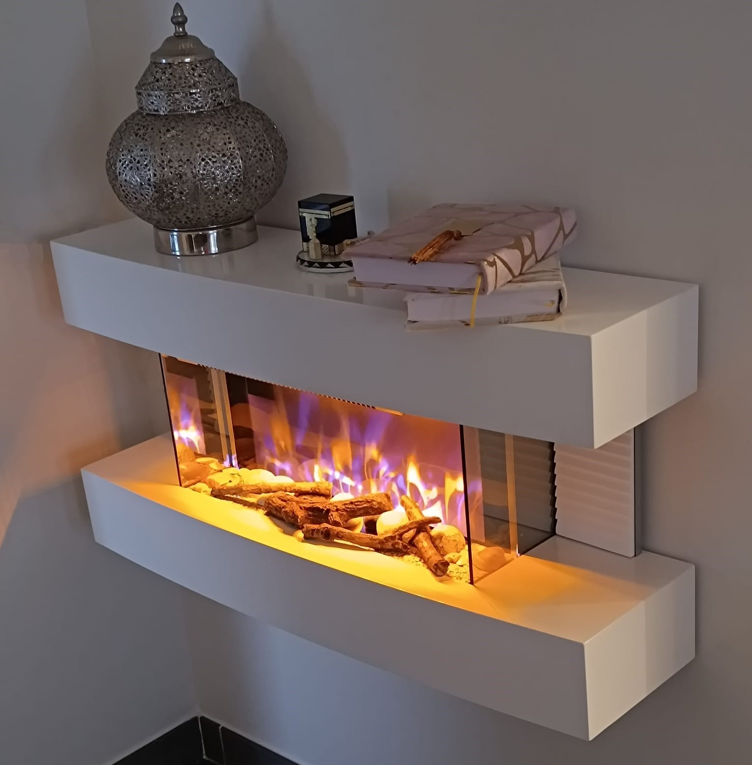 chemin-arte-lounge-m-dium-chemin-e-lectrique-murale-blanche-82-cm image 6