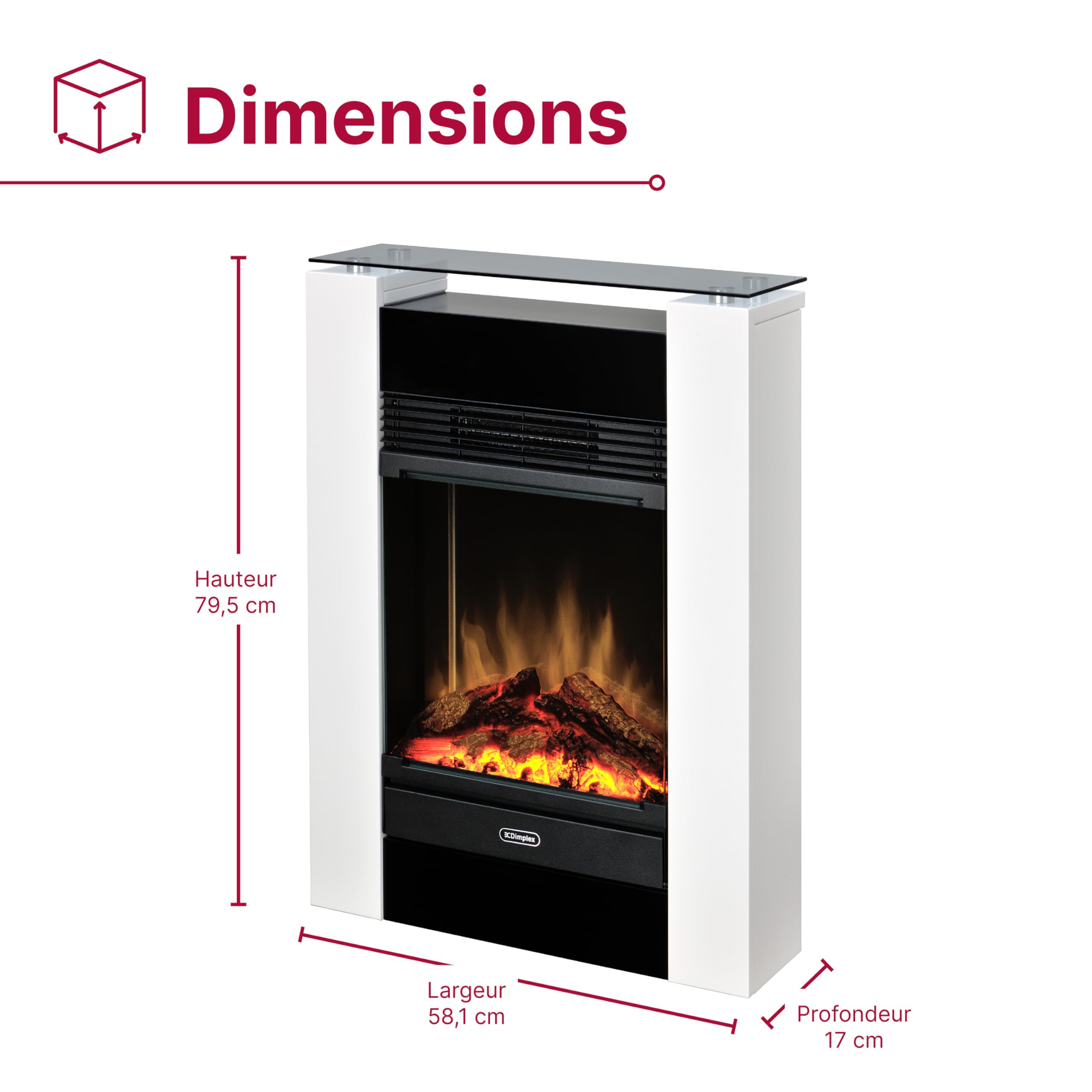 dimplex-gisella-po-le-lectrique-blanc-optiflame-1500w image 7