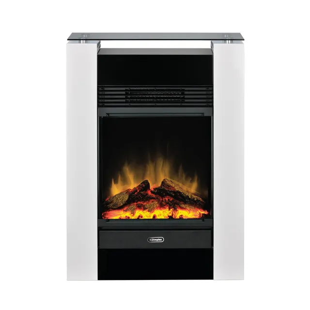 dimplex-gisella-po-le-lectrique-blanc-optiflame-1500w image 1