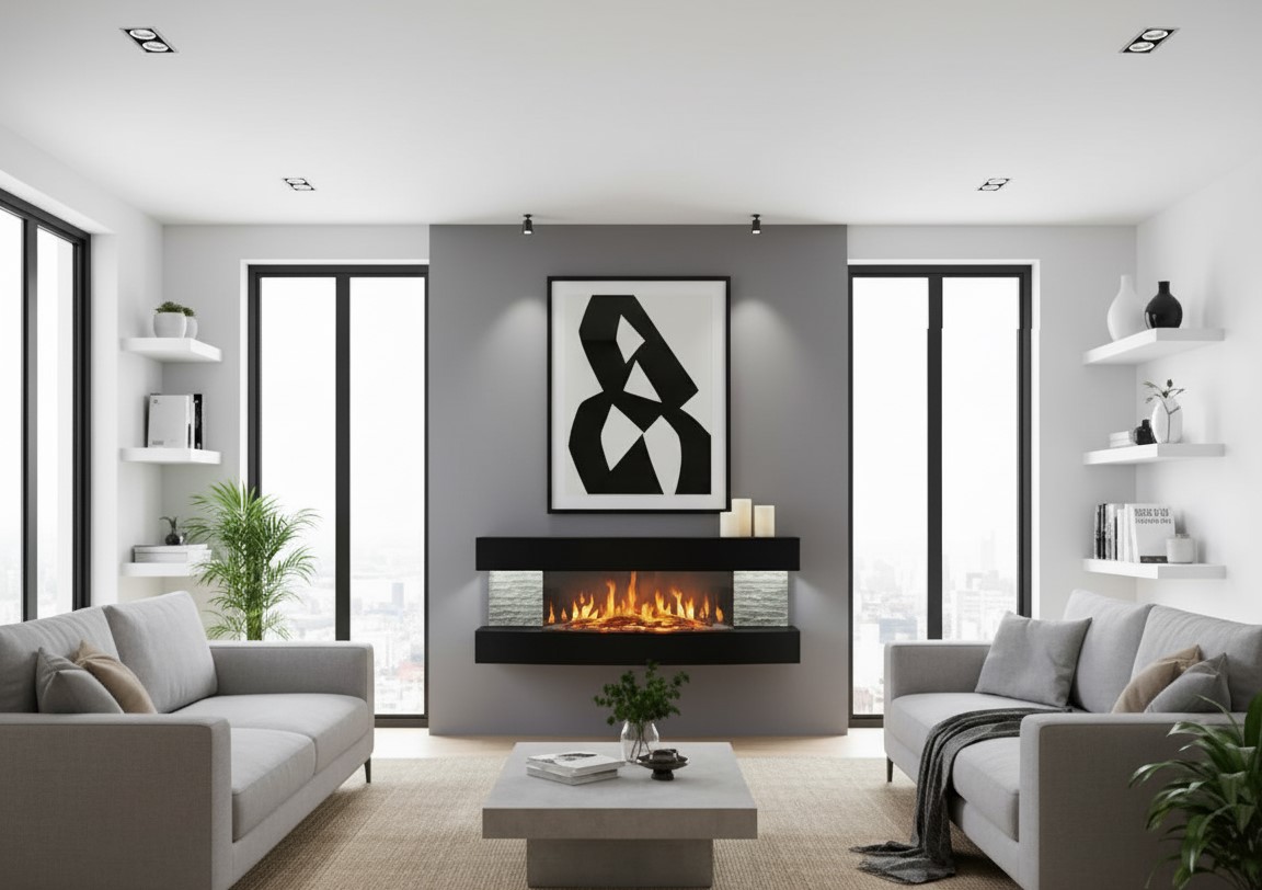 chemin-arte-lounge-chemin-e-lectrique-murale-noire-120-cm-2000w image 2