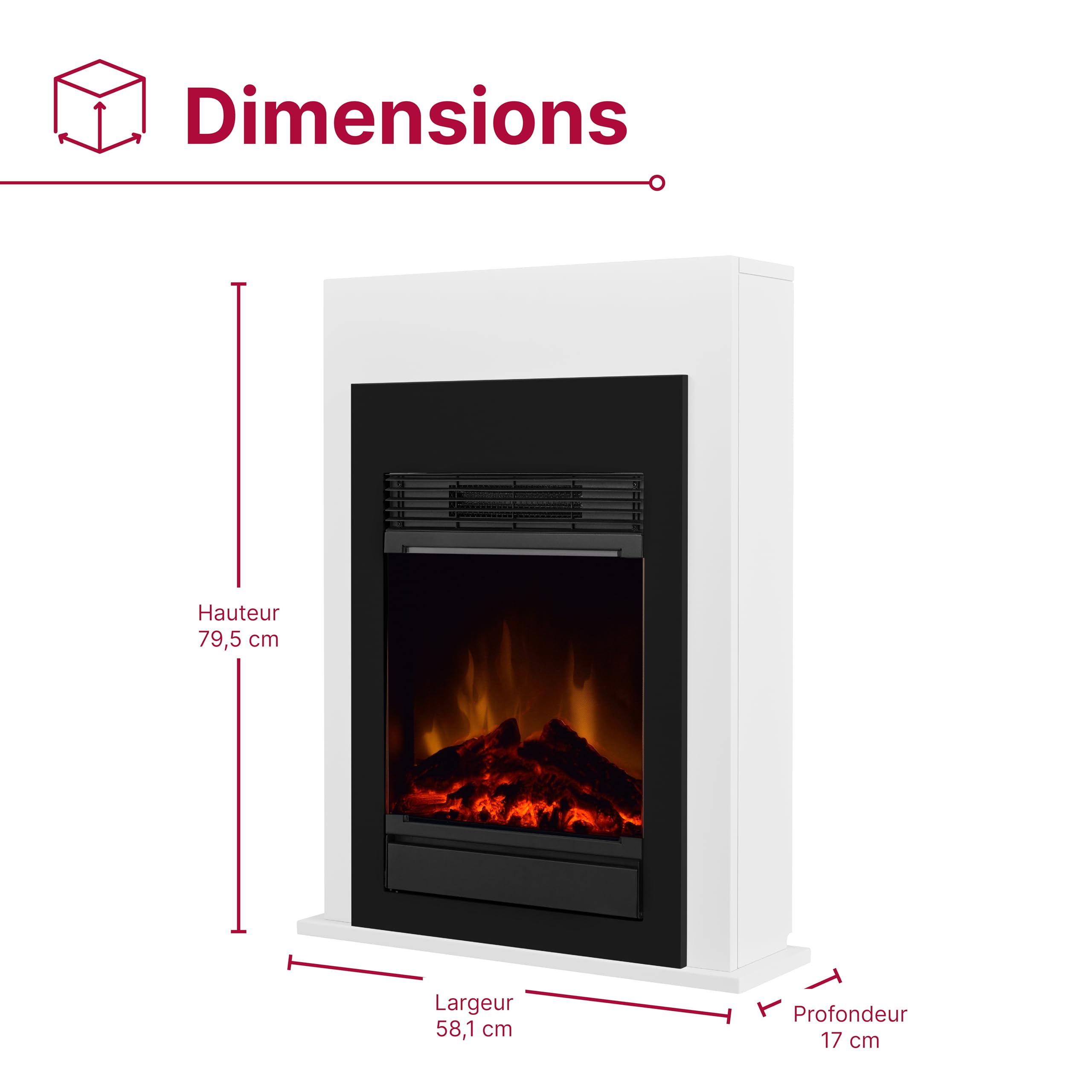 dimplex-bellini-black-po-le-lectrique-optiflame-1500w-noir-t-l-commande image 8