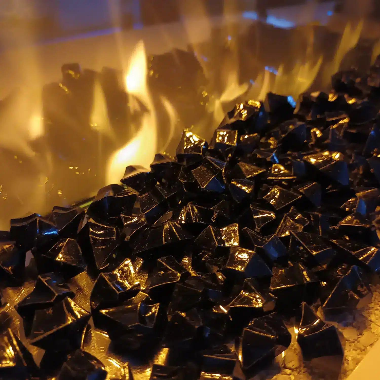chemin-arte-fire-glass-cristaux-fibre-verre-noire-500g image 3