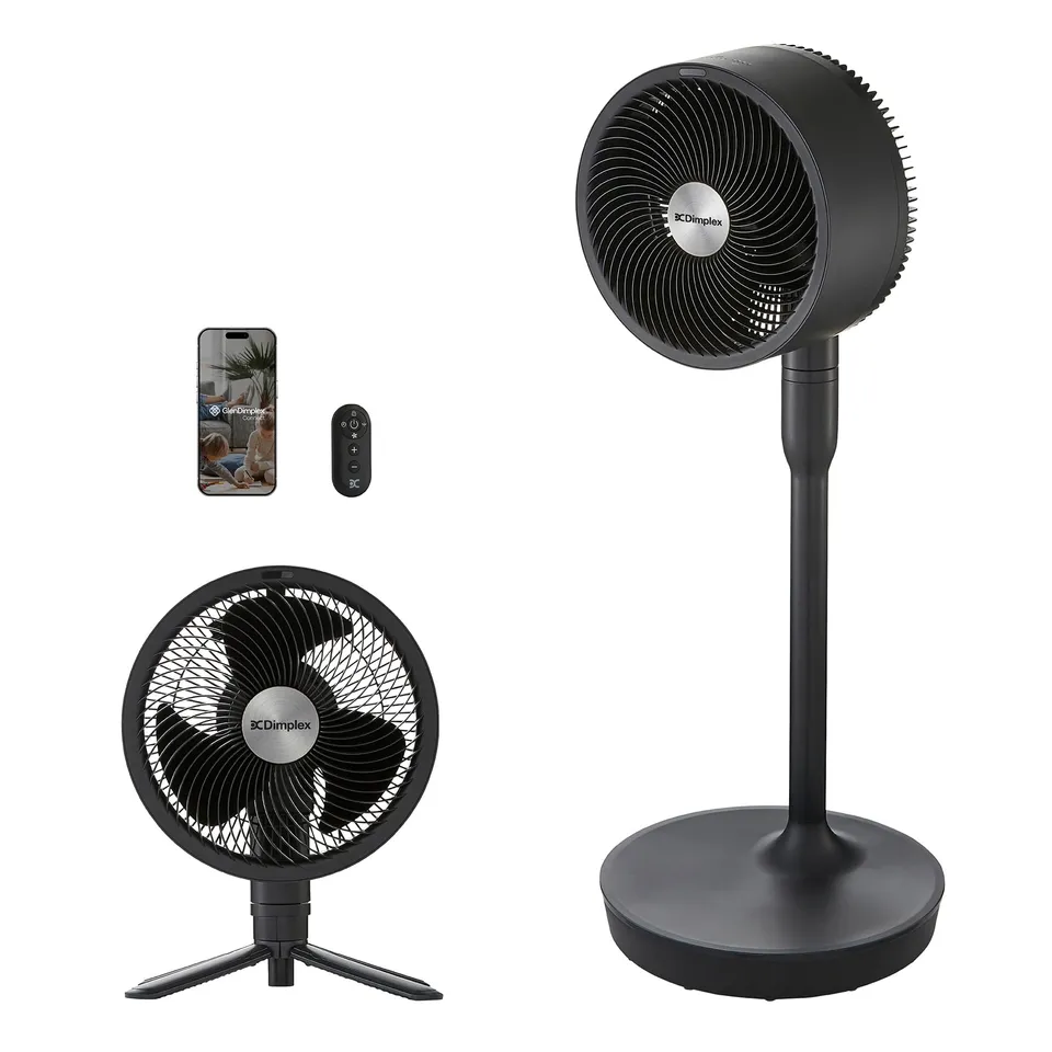 dimplex-duocool-ventilateur-sans-fil-2-en-1-noir-45-h image 1