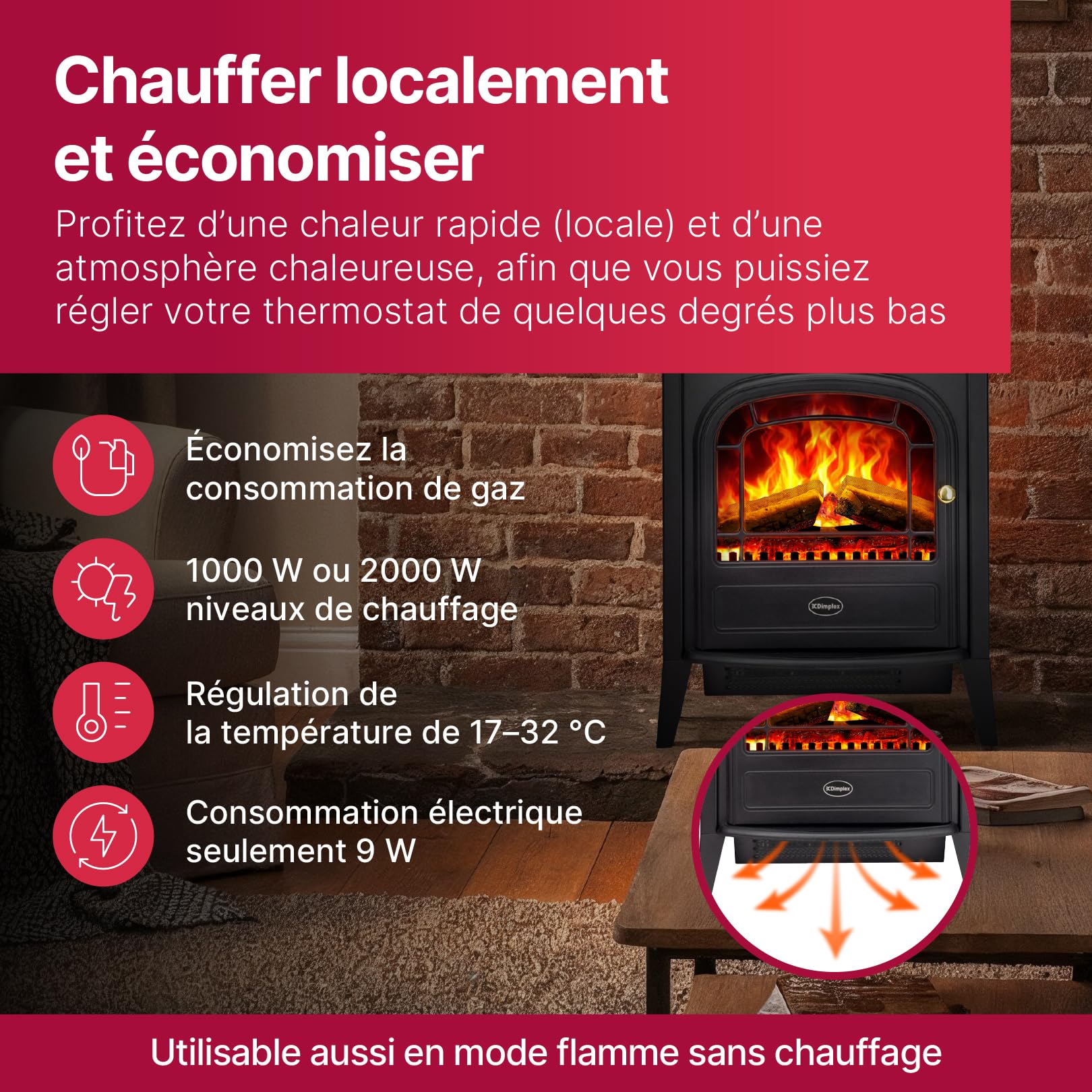 dimplex-club-po-le-lectrique-optiflame-lit-b-ches-2-kw image 3