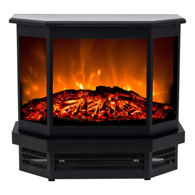 aflamo-cortez-po-le-lectrique-sur-pied-1600w-noir image 1
