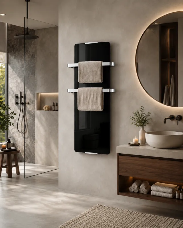 chemin-arte-volcano-radiateur-s-che-serviettes-noir-1200w image 1